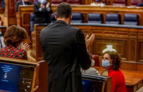 ep el presidente del gobierno pedro sanchez durante la segunda parte del pleno de debate de