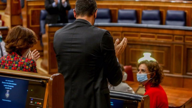 ep el presidente del gobierno pedro sanchez durante la segunda parte del pleno de debate de