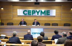 ep el vicepresidente de cepyme angel nicolas i y el presidente de cepyme gerardo cuerva d inauguran