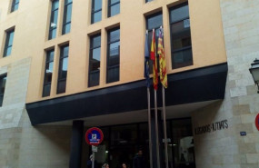 ep fachada de los juzgados de sa gerreria de palma donde se ubican los juzgados de primera instancia