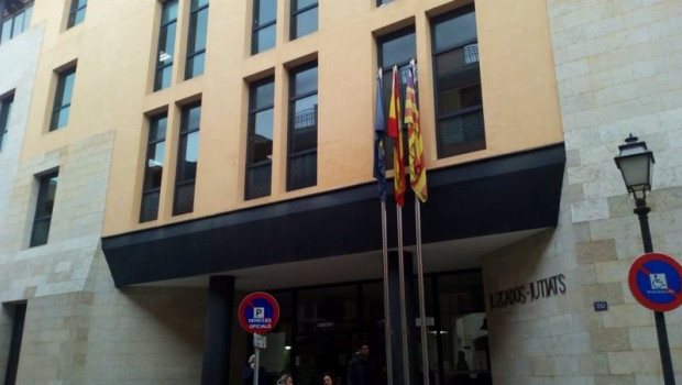 ep fachada de los juzgados de sa gerreria de palma donde se ubican los juzgados de primera instancia