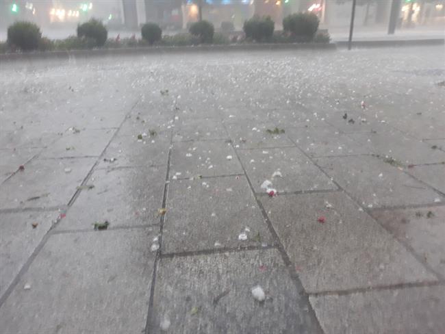 Granizo en Logroño | Europa Press ep granizologrono