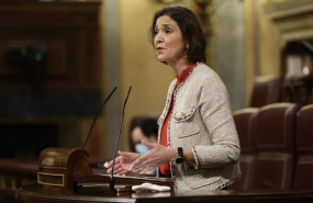 ep la ministra de industria comercio y turismo reyes maroto interviene en una sesion plenaria en el ep la ministra de industria comercio y turismo reyes maroto interviene en una sesion plenaria en el