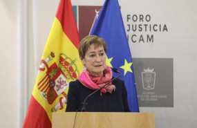 ep la presidenta del consejo general de la abogacia victoria ortega durante su intervencion en el