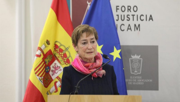ep la presidenta del consejo general de la abogacia victoria ortega durante su intervencion en el