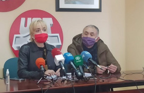 ep la secretaria general de ugt-a carmen castilla y el secretario general de ugt pepe alvarez este