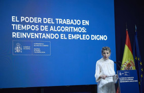 ep la vicepresidenta segunda y ministra de trabajo y economia social yolanda diaz durante unas