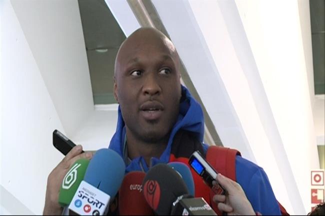 Lamar Odom a su llegada a Bilbao | EUROPA PRESS - Archivo ep lamar odomsu llegadabilbao