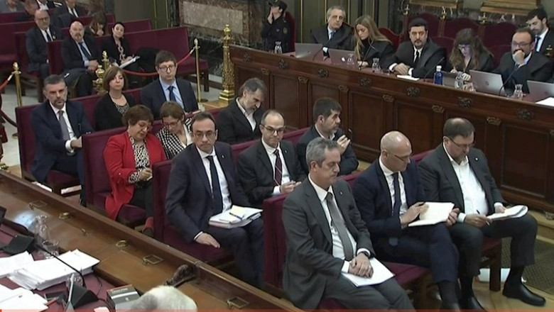 ep los lideres independentistas setados en el banquillo de los acusados en la segunda jornada del