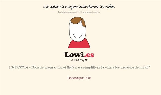 Lowi.es | EUROPA PRESS ep lowies
