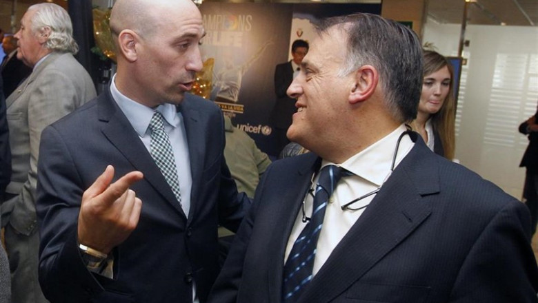 Luis Rubiales y Javier Tebas | CHAMPIONS FOR LIFE - Archivo ep luis rubialesjavier tebas 20190807153204