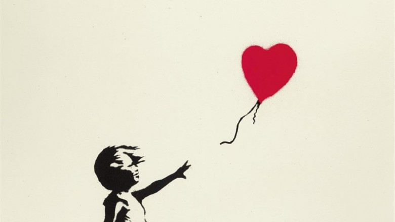 Niña con globo, de Banksy | SOTHEBY'S ep nina con globo de banksy
