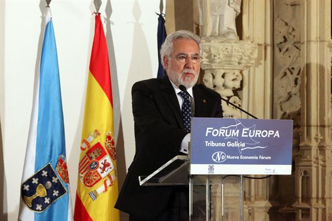 El presidente del Parlamento, Miguel Santalices, en el desayuno informativo | PARLAMENTO ep presidenteparlamento miguel santalices endesayuno informativo
