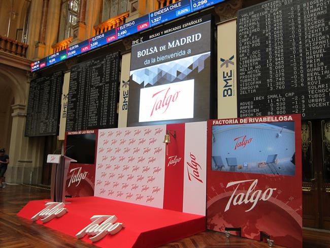 Talgo en Bolsa | EUROPA PRESS - Archivo ep talgobolsa