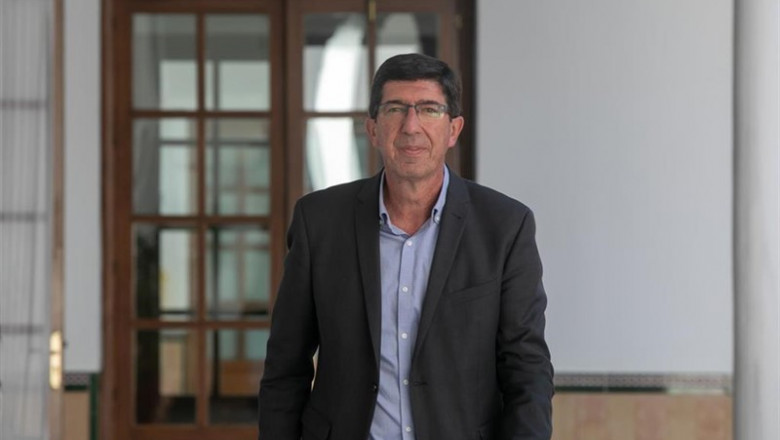 El vicepresidente de la Junta y consejero de Turismo, Regeneración, Justicia y Administración Local, Juan Marín (Cs), en el Parlamento | JESÚS PRIETO - EUROPA PRESS ep vicepresidentela juntaconsejeroturismo regeneracion justiciaadministracion local juan marin cs enparlamento