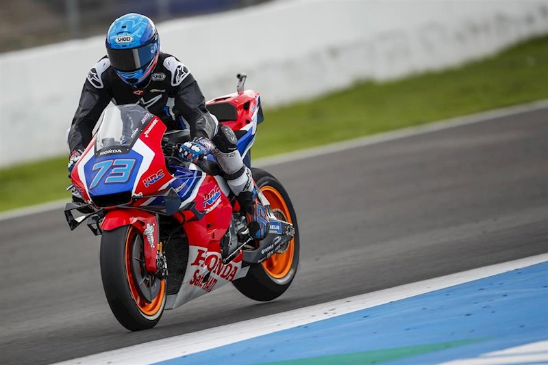 ep alex marquez durante los entrenamientos de motogp en el circuito jerez-angel nieto