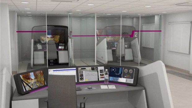 ep archivo   render de una cabina de simulacion de conduccion de renfe