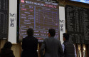 ep archivo   un panel del ibex 35 en el palacio de la bolsa a 19 de enero de 2023 en madrid espana