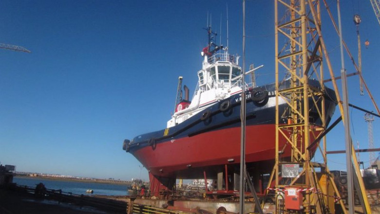 Barco de astilleros (Huelva). | EUROPA PRESS - Archivo ep barco de astilleros huelva