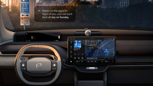 ep camara gemini de google en un volvo ex60