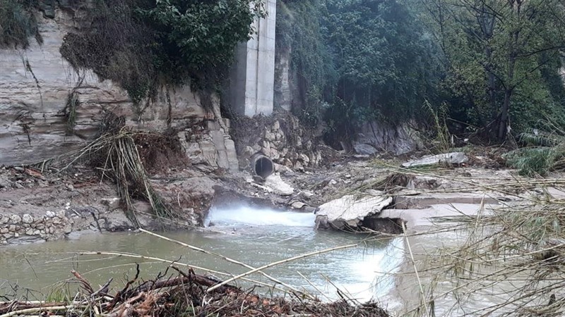 ep colector en el rio clariano en ontinyent