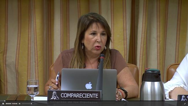 Comparecencia de la presidenta de ACAI, Francisca García, en en el Congreso | EUROPA PRESS ep comparecenciala presidentaacai francisca garcia encongreso