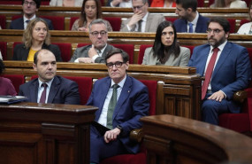 ep el conseller de la presidencia de la generalitat albert dalmau y el president de la generalitat