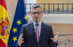 ep el ministro de la presidencia justicia y relaciones con las cortes felix bolanos este viernes en