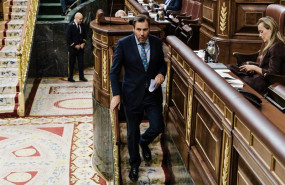 ep el ministro de transportes oscar puente tras intervenir durante un pleno en el congreso de los