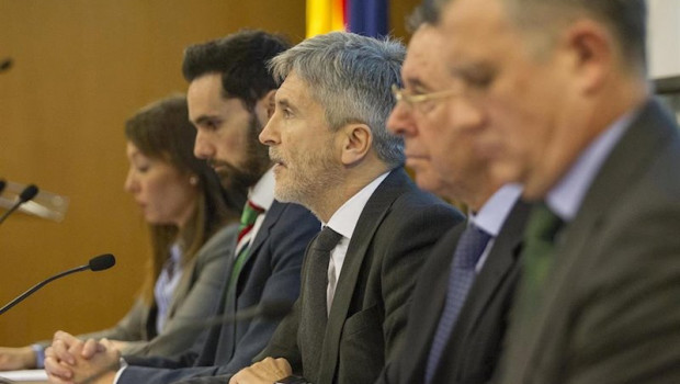 ep el ministro del interior fernando grande-marlaska en la presentacion del informe sobre personas