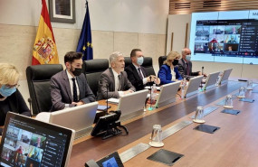 ep el ministro del interior fernando grande marlaska preside una reunion del centro de coordinacion