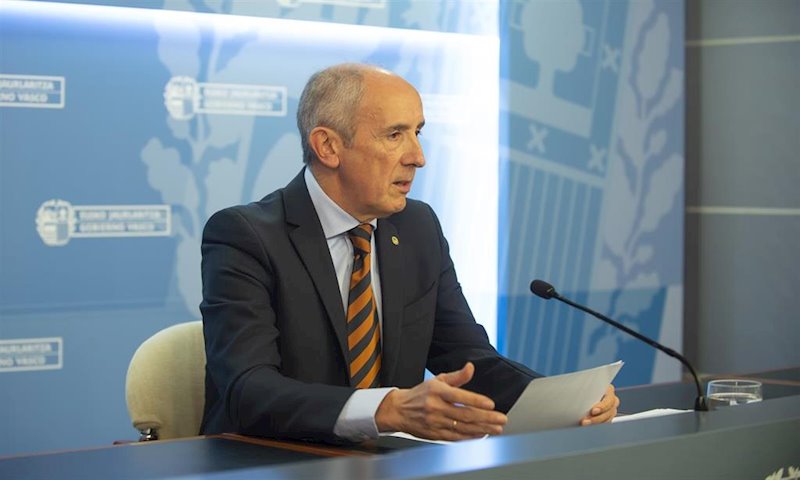 ep el portavoz del gobierno vasco josu erkoreka en rueda de prensa