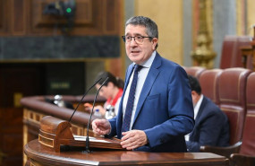 ep el portavoz del psoe en el congreso patxi lopez durante una sesion plenaria en el congreso de los