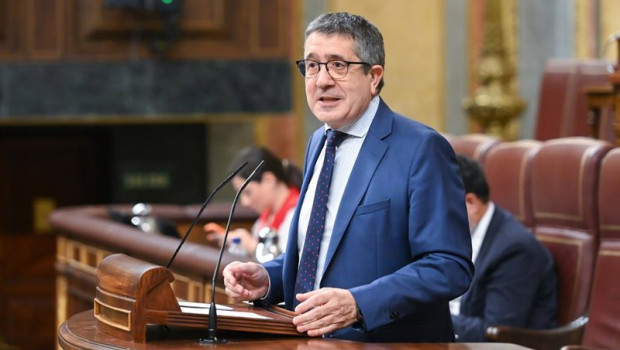 ep el portavoz del psoe en el congreso patxi lopez durante una sesion plenaria en el congreso de los