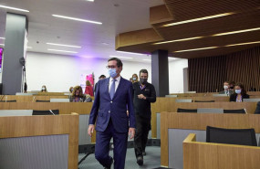 ep el presidente de la ceoe antonio garamendi a su llegada a la iii jornada mujeres y liderazgo 2021