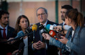 ep el presidente de la generalitat quim torra atiende a los medios de comunicacion en el centro ep el presidente de la generalitat quim torra atiende a los medios de comunicacion en el centro
