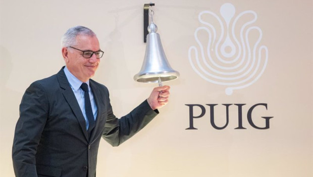 ep el presidente y consejero delegado de puig marc puig durante el toque de campana de la empresa
