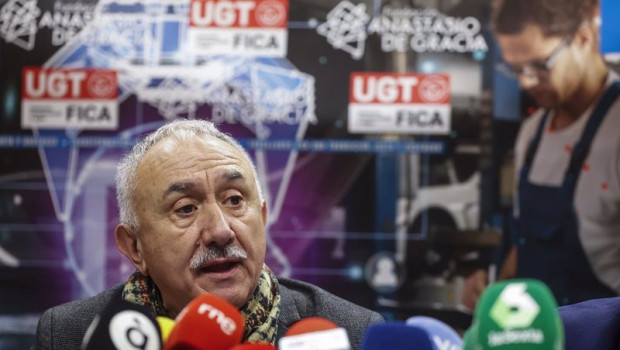 ep el secretario general de ugt pepe alvarez se ha mostrado optimista respecto al futuro de la