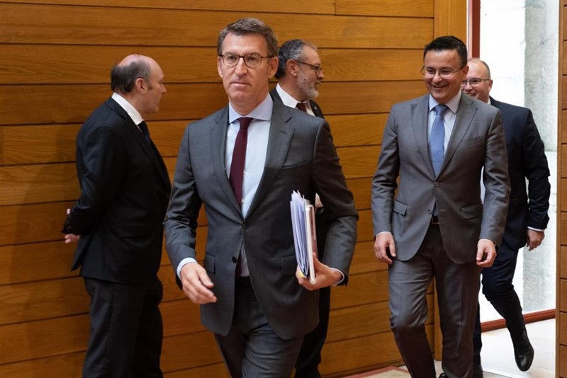 ep feijoo na sesion de control do parlamento de galicia