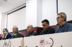 ep i d el secretario general de ugt fica mariano hoya el secretario general de ugt pv ismael saez el