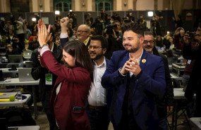ep i-d la diputada en el parlament marta vilalta el vicepresidente del govern y consejero de