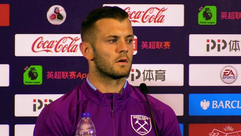 ep jack wilshere comparece en una rueda de prensa con el west ham ep jack wilshere comparece en una rueda de prensa con el west ham