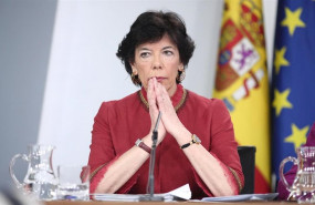 ep la ministra de educacion y formacion profesional isabel celaa este martes en la rueda de prensa