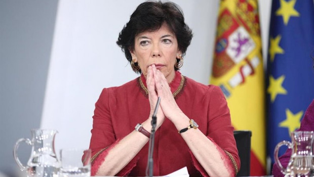 ep la ministra de educacion y formacion profesional isabel celaa este martes en la rueda de prensa