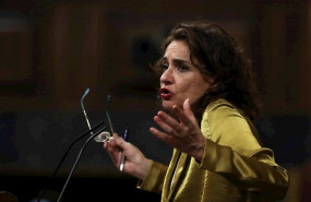 ep la ministra de hacienda maria jesus montero durante el pleno del congreso
