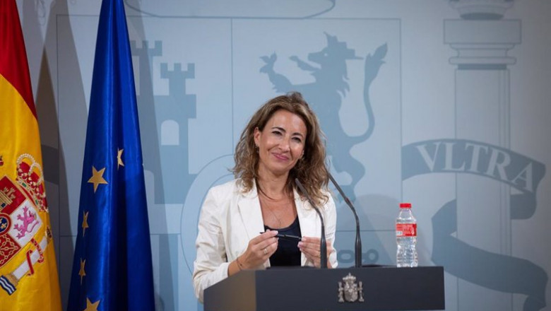 ep la ministra de transportes movilidad y agenda urbana raquel sanchez interviene durante la firma ep la ministra de transportes movilidad y agenda urbana raquel sanchez interviene durante la firma