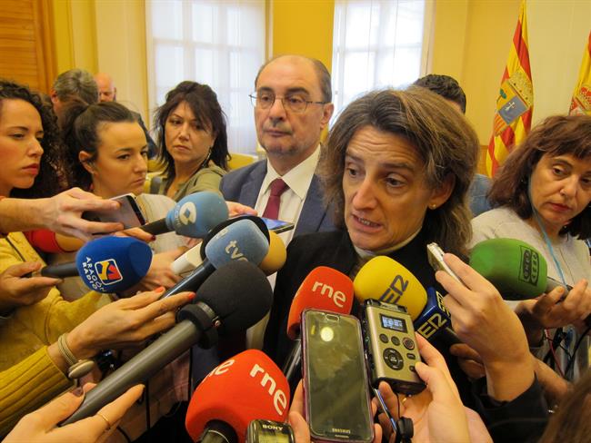 La ministra para la Transición Ecológica, Teresa Ribera, en Zaragoza | EUROPA PRESS ep la ministrala transicion ecologica teresa ribera en zaragoza