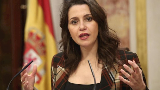 ep la portavoz parlamentaria de ciudadanos ines arrimadas ofrece una rueda de prensa en el congreso