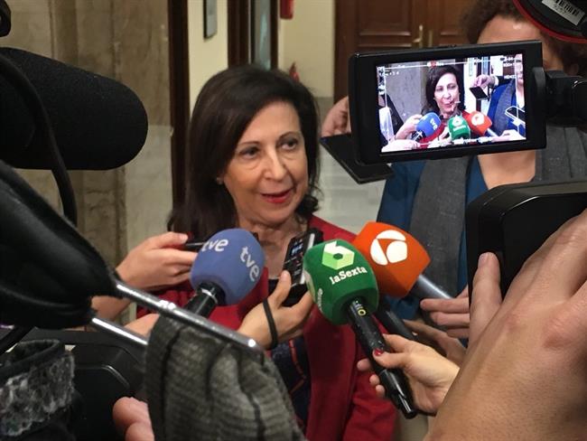 ep margarita robles haciendo declaraciones