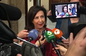 ep margarita robles haciendo declaraciones